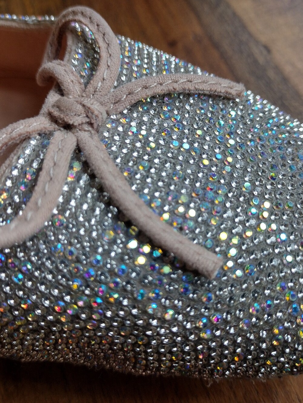 Matisse Iridescent Rhinestones Roxy Ballet Flats Size 9 - Picture 8 of 11
